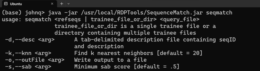SeqMatch John Quensen